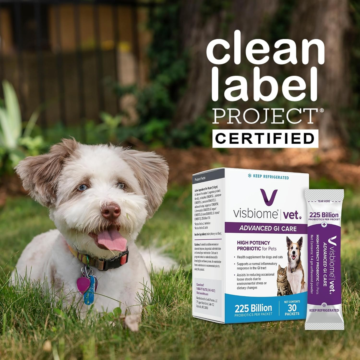Visbiome Vet Advanced GI Care- 225 Billion CFU Packets